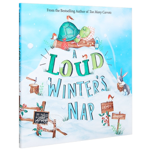 精装绘本 Katy Hudson A Loud Winter's Nap 冬眠 儿童绘本图画书