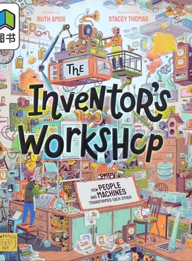 发明家的小空间 Stacey Thomas The Inventors Workshop 英文原版 儿童科普绘本 科学知识儿童读物 精装进口 7岁+ 大音