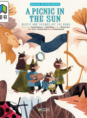 Marianne Ferrer A Picnic in the Sun Bertie Hit the Road 阳光下的野餐 英文原版进口图书 儿童绘本故事图画书 大音