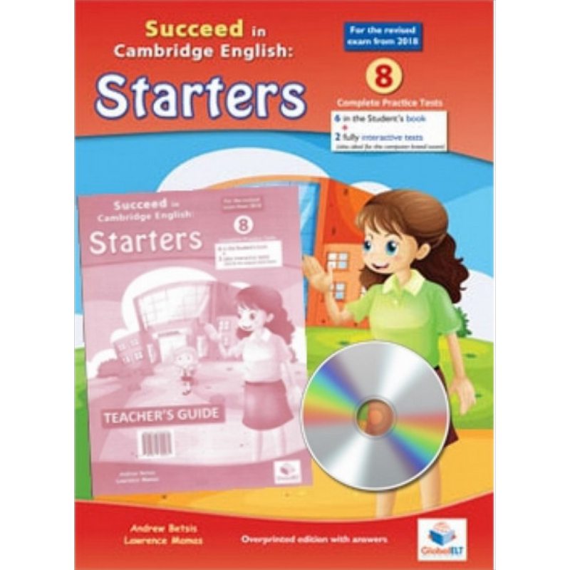 GLOBAL ELT A1 YLE Starter 8 Practice Tests Teacher's Edition with CD & Guide 英文原版 练习测试教师版含光盘 + 教师指南