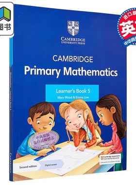 NEW Cambridge Primary Mathematics Learner's Book 5 with Digital Access (1 Year) 剑桥小学数学学生书五年级 大音