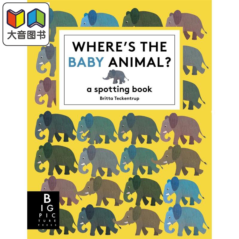 动物宝宝在哪里 Britta Teckentrup Wheres the Baby 英文原版 儿童绘本 动物图画书 进口童书 押韵寻物书观察书 大音
