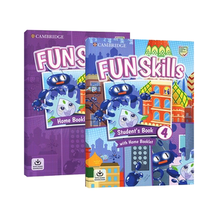 Cambridge Fun Skills Students Pack with Home Skills Booklet Level 4 自学套装 英文原版 剑桥英语