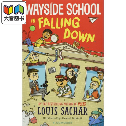 Wayside School Is Falling Down 歪歪路小学2 我们的学校要倒了 英文原版 7-9岁 小初文学故事书 Louis Sachar 大音