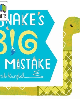 Snake's Big Mistake 小蛇的错误 英文原版进口图书 精装儿童绘本动物故事图画书 4岁+儿童读物 亲子童书品格养成 大音