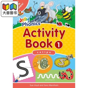 Book 快乐自然拼读活动手册1 Jolly 英语 Activity 手写体英式 大音 Phonics
