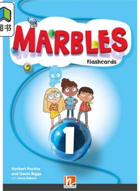 黑布林少儿英语课程 1级别 闪卡 Marbles 1 - F cards 英文原版 进口图书 英语学习教辅参考工具书 学习卡片 大音