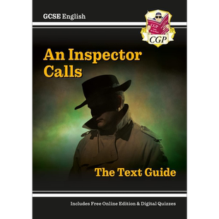 英国CGP GCSE English Text Guide - An Inspector Calls includes Online Edition & Quizzes 大音