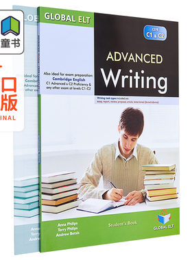 Advanced Writing CEFR C1&C2 Self-study edition 高级写作C1&C2自学套装 英语考试写作 含范文 12岁以上