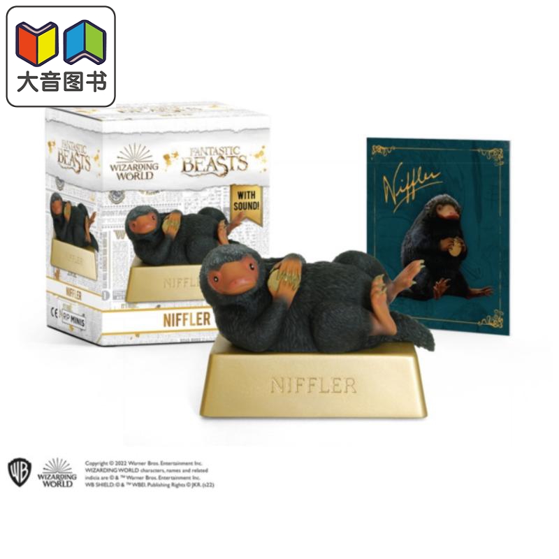 神奇动物在哪里 嗅嗅玩偶 有声摆件 手办 Fantastic Beasts The Niffler With Sounds 英文原版 电影周边 大音