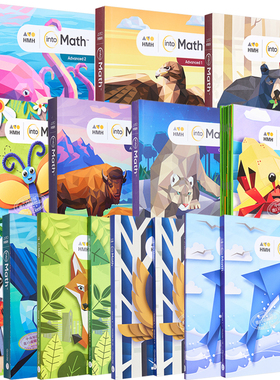 HMH Into Math Student Edition Collection Grade K-7 课本套装美国海尼曼原版幼儿园数学 英文原版 Houghton Mifflin Harcourt