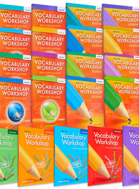 Sadlier Vocabulary Workshop Student Leve A to H 词汇工作坊学生书 英文原版小学初中高中英语单词练习册进口教材教辅书 2