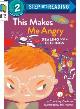 Step into Reading Step 2 This Makes Me Angry 兰登阅读进阶2：学会处理情绪：这样会让我生气 英文绘本 分级阅读 大音