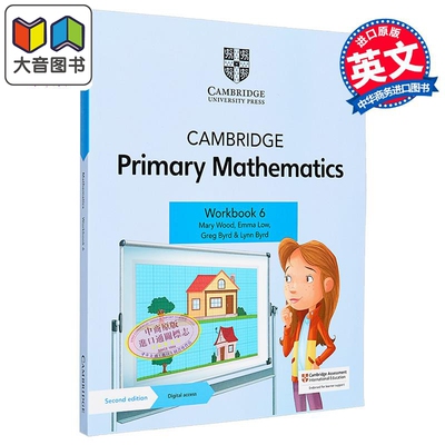 NEW Cambridge Primary Mathematics Workbook 6 with Digital Access (1 Year) 剑桥小学数学练习册六年级 大音