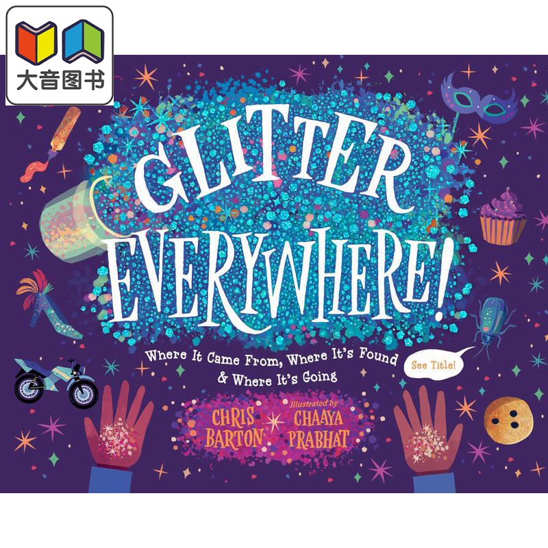 到处闪闪发光 Chaaya Prabhat Glitter Everywhere 英文原版 儿童科学绘本 少儿知识图画书 精装绘本 进口图书 大音