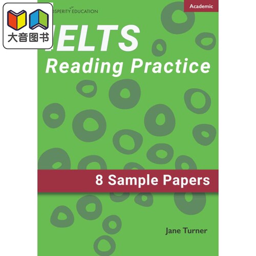 IELTS Academic Reading Practice Eight practice tests 雅思考试学术阅读练习8套模拟测试试题英文原版进口图书 大音