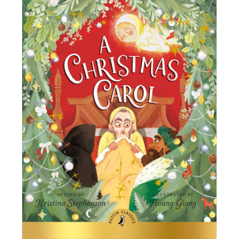 A Christmas Carol 企鹅文学绘本启蒙:圣诞颂歌 英文原版进口 儿童绘本 经典文学故事图画书 5-7岁