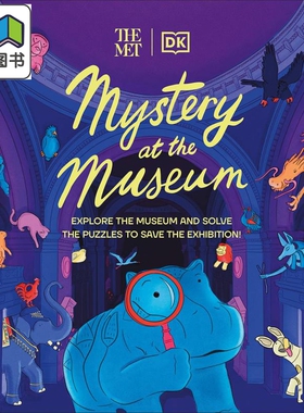 DK大都会博物馆之谜The Met Mystery at the Museum Explore the Museum and Solve the Puzzles to Save英文原版 大音