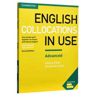 Cambridge English in Use 系列 English Collocations Advanced Book 剑桥高级英语搭配 英文原版书 带答案 自学和课堂用工?
