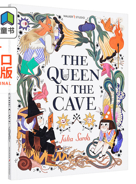 Julia Sarda 精品绘本系列 The Queen in the Cave 洞穴里的女王 英文原版精装 西班牙插画师彩色插图 儿童童话读物亲子故事