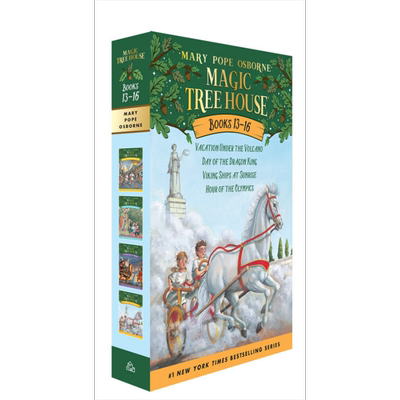 Magic Tree House 神奇树屋 卷13-16盒装 英文原版进口原版  5-8岁儿童章节桥梁书 Mary Pope Osborne 小初文学 大音