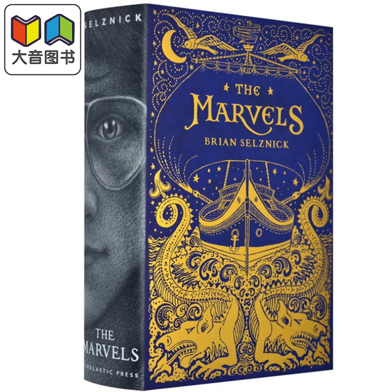 Brian Selznick:The Marvels 奇迹处处 英文原版 精装插图手稿书 凯迪克金奖 奇迹之屋 精品绘本 7岁以上 大音