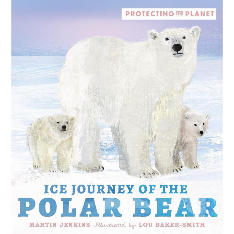 北极熊冰雪之旅 Martin Jenkins Ice Journey of the Polar Bear 英文原版 儿童科普绘本 动物百科知识 精装进口 大音