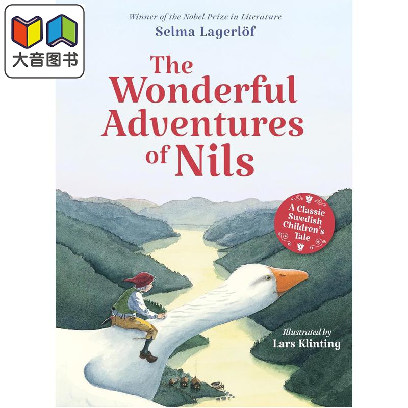 骑鹅历险记 一个经典的瑞典儿童故事 The Wonderful Adventures of Nils A Classic Swedish Childrens Tale 英文 大音