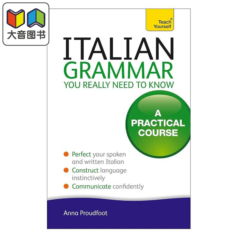 Italian Grammar You Really Need To Know A Practical Course 意大利语语法入门 实用教程 自学 Teach Yourself 大音
