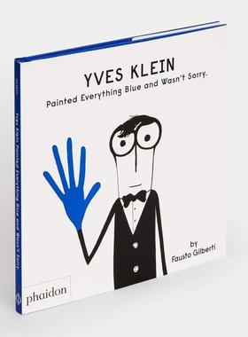 Fausto Gilberti 伊夫克莱因涂的蓝色 精品绘本 低幼色彩启蒙 英文原版 4-6岁