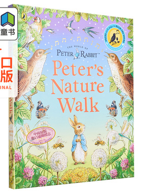Peter Rabbit Peters Nature Walk 彼得兔 自然之旅 儿童绘本 故事图画书 英文原版小初文学 进口发声书 有声书 大音