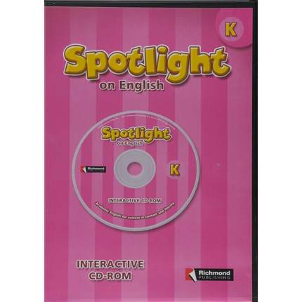 Spotlight K INTERACTIVE CD-ROM英文原版 美国小学英语K级别教学互动光盘