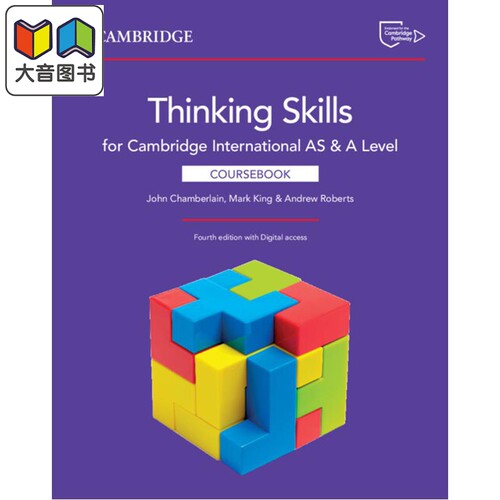 NEW Cambridge International AS & A Level Thinking Skills Coursebook with Digital Access 2 Years 剑桥国际 大音