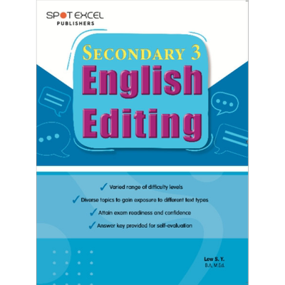 新加坡教辅 English Editing Sec 3 英语改错填空指导 中学三年级 大音