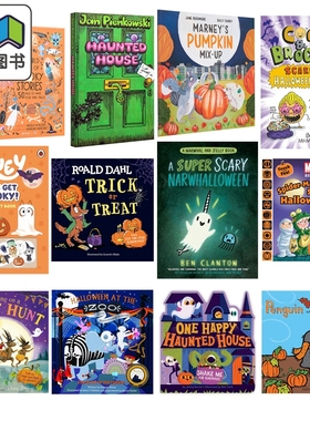 HALLOWEEN万圣节主题书单合集 Trick or Treat 英文原版 纸板书亲子绘本图画书桥梁漫画书立体书 南瓜节 糖果节 大音