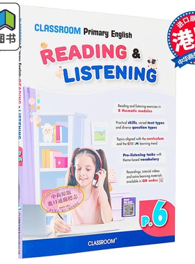 CLASSROOM Primary Reading & Listening P6 香港小学英文阅读聆听同步练六年级 香港课室原版教材