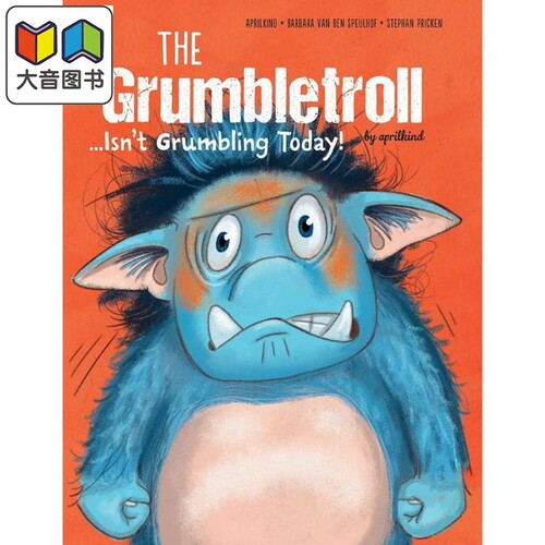 大牙怪今天要发牢骚 The Grumbletroll Isnt Grumbling Today 英文原版 儿童绘本 情绪故事图画书 精装进口童书 大音