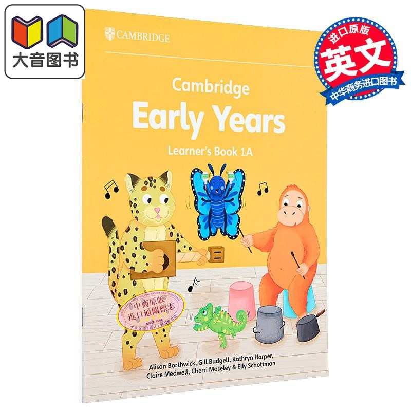 Cambridge Early Years Learner s Book 1A 剑桥早教英语课本1A 学龄前儿童幼儿学习手册 英文原版进口图书 大音