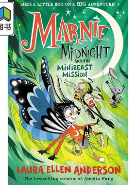 预售 小飞蛾玛妮 露营的故事 Marnie Midnight 3 英文原版 儿童黑白插图小说 冒险故事 魔幻插画青少年小说 7岁以上 大音