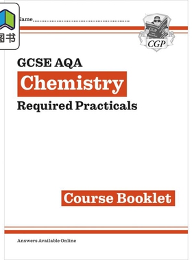 英国原版CGP 新GCSE 化学 AQA 必修实验课程手册New GCSE Chemistry AQA Required Practicals Course Booklet 大音
