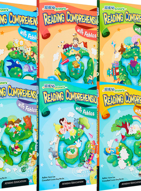 教图Reading Comprehension with Fables 1-6阶段 小学寓言阅读理解练习 香港原版 香港教育图书出版 进口原版 2018版