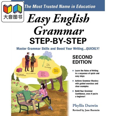 Easy English Grammar Step-by-Step, Second Edition 轻松学英语语法 第二版 英文原版 进口图书 教材教辅参考书 大音