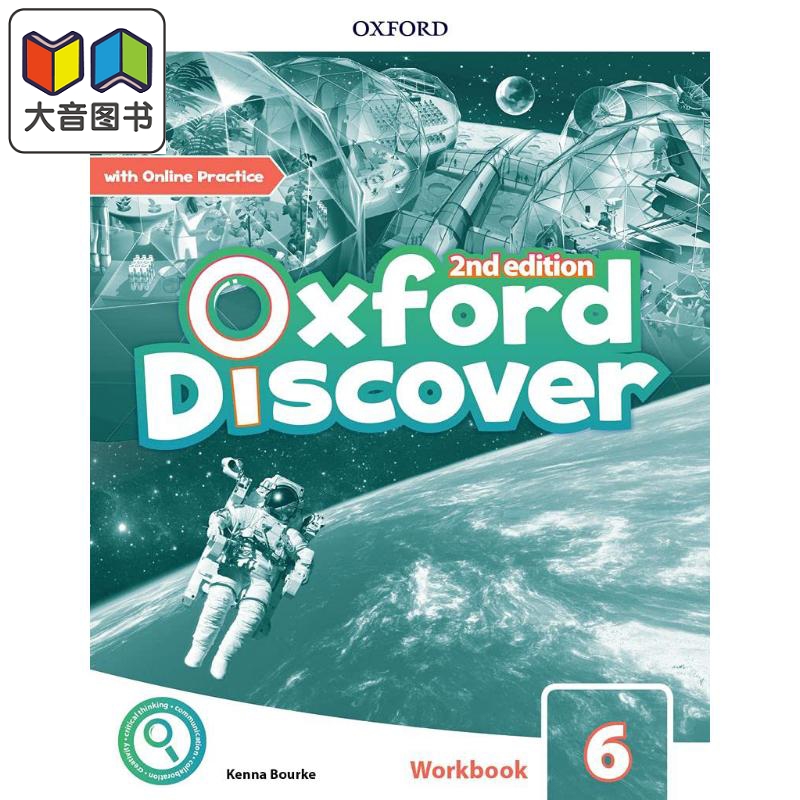 Oxford Discover 2e Level 6 Workbook with Online Practice 牛津少儿英语探索系列 练习册含线上练习 6级 英文原版 大音