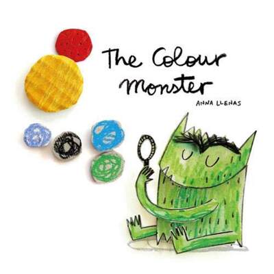 Anna Llenas：The colour monster 有颜色的怪兽 英文原版进口亲子情绪绘本 大音