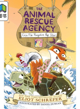 动物救援局2 穿山甲营救档案 The Animal Rescue Agency #2 Case File Pangolin Pop Star 英文原版 儿童章节故事 大音