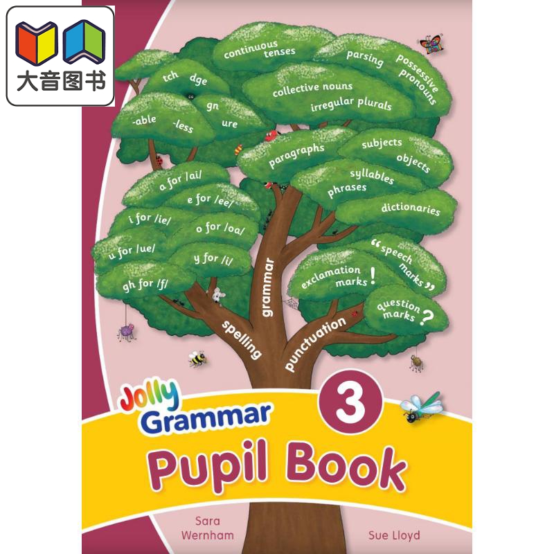 快乐语法3 学生用书 手写体字母 英式英语版 Jolly Grammar 3 Pupil Book In Precursive Letters 英文原版进口 大音