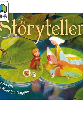 讲故事的人 Noar Lee Naggan The Storyteller 英文原版 儿童绘本 亲子图画故事书 精装精品绘本 进口图书 3-7岁 大音