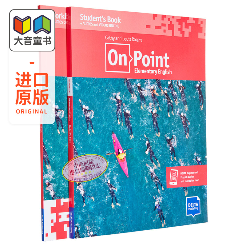 DELTA On point A2 Elementary English 基础英语学习A2 KET 套装 学生用书+练习册 含答案 英文语言课程 语法听说读写 大音