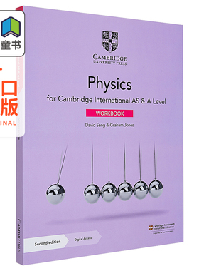 预售 Cambridge International AS ALevel Physics Workbook 正版剑桥国际AS ALevel 物理考试第二版练习册带线上账号