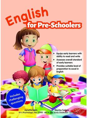 新加坡教辅 English for Pre-Schoolers 学前儿童学英语 3-6岁